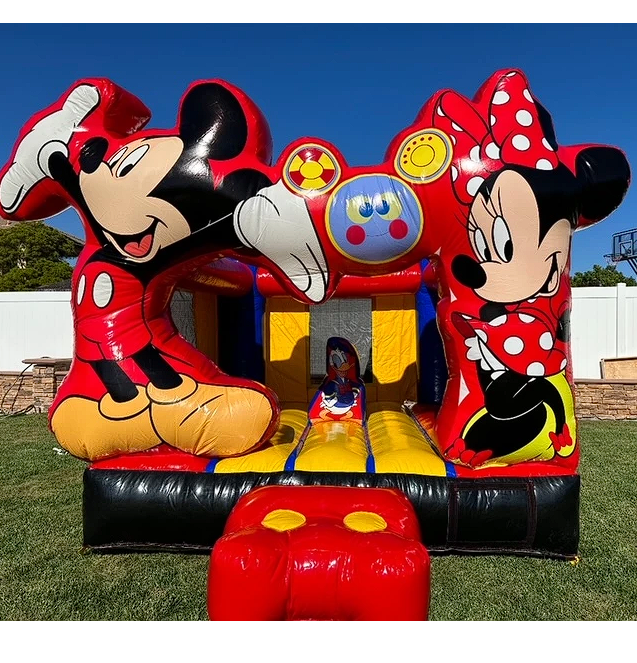 12’ x12’ Mickey and Minnie Mouse jumper

