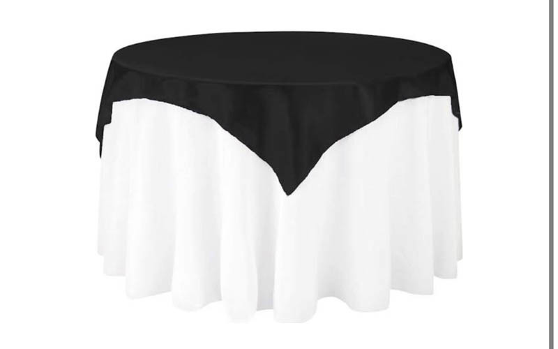 Round Two Colors Table Covering