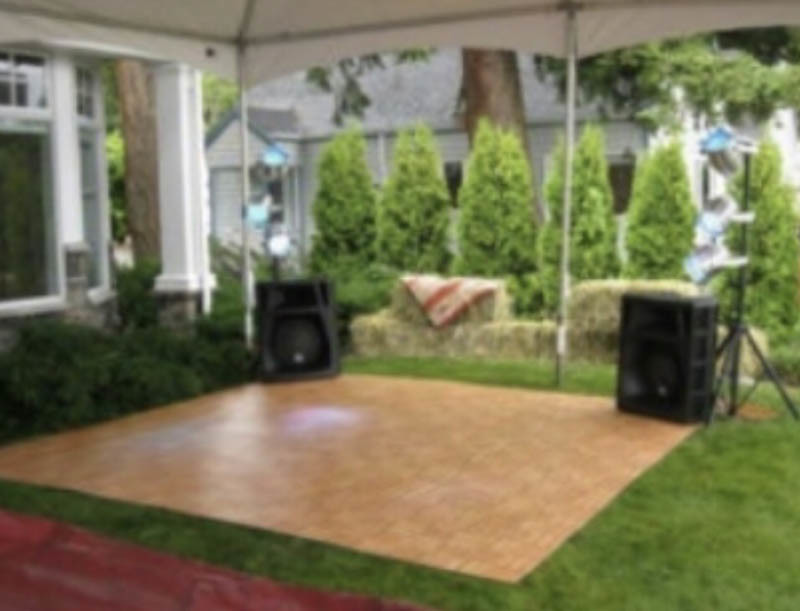 Outdoor Wood Dance Floor